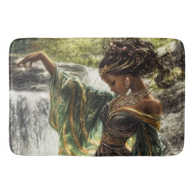 Tapete De Banheiro Encantando Deusa por uma Magia (Frente)