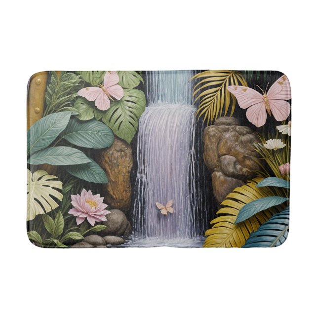 Tapete De Banheiro Enchanted Falls Oasis (Frente)