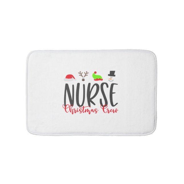 Tapete De Banheiro Enfermeira de Natal2 (frente)