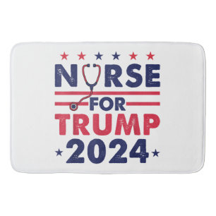 Tapete De Banheiro Enfermeiras Retro Para Trump 2024 Bandeira Estrela