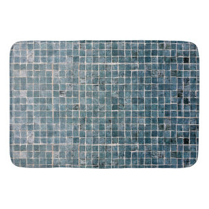Tapete De Banheiro Engraçada Textura Mosaica Realista Verde-meteoriza