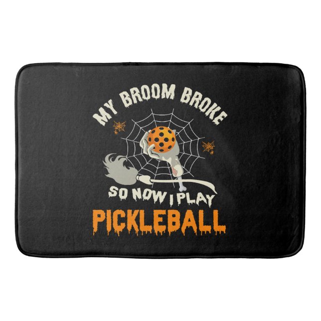 Tapete De Banheiro Engraçado Minha Broom Quebrou Então Agora Eu Toco  (Frente)