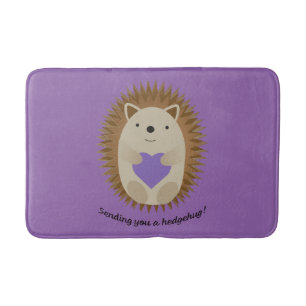 Tapete De Banheiro Enviando-lhe um Hedgehog Hedgehug