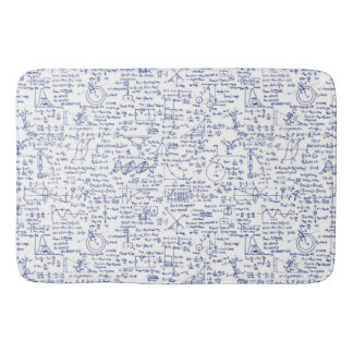 Tapete De Banheiro Equações da física na caneta azul //