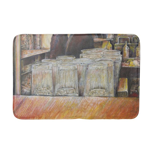 Tapete De Banheiro Equivalente Luminoso de Emoções Passivas (Frente)