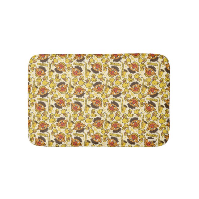 Tapete De Banheiro Ernie e Rubber Duckie Pattern (frente)