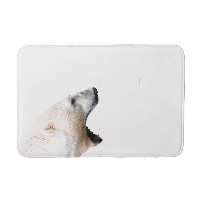 Tapete De Banheiro Erva de urso polar (Frente)