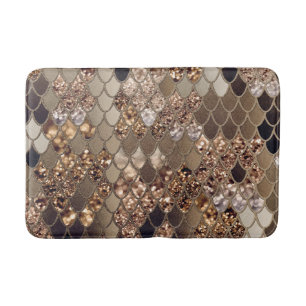 Tapete De Banheiro Escalas de brilho de sereia #6