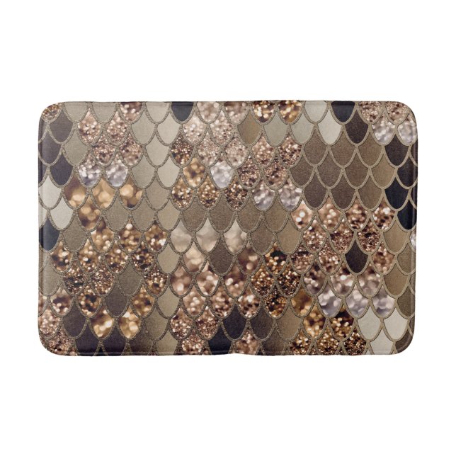 Tapete De Banheiro Escalas de brilho de sereia #6 (Frente)