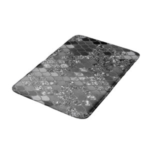 Tapete De Banheiro Escalas de Glitter Sereia #7 (Glitter Faux) #shiny