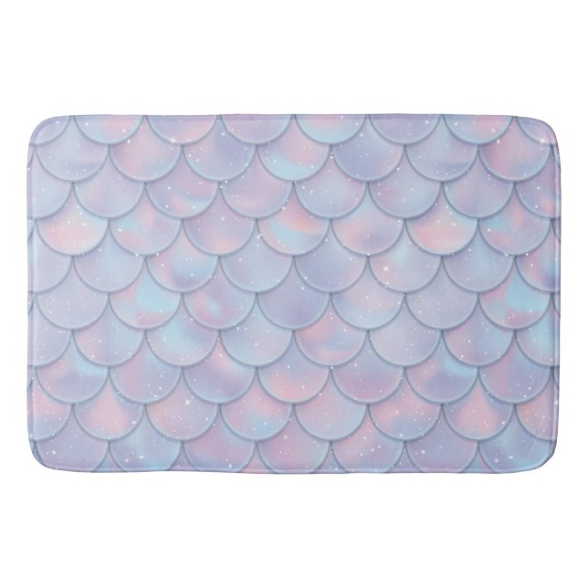 Tapete De Banheiro Escalas Sparkling da sereia (Frente)