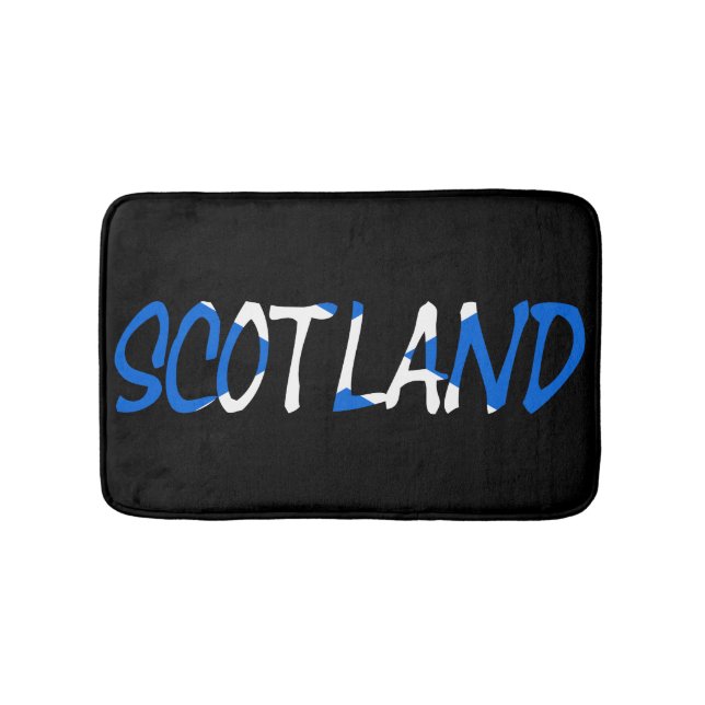 Tapete De Banheiro Escócia sobreposta à Scottish Flag bmt (frente)