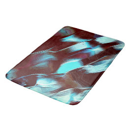 Tapete De Banheiro Esculpidos de metais mattos, em gradiente castanho