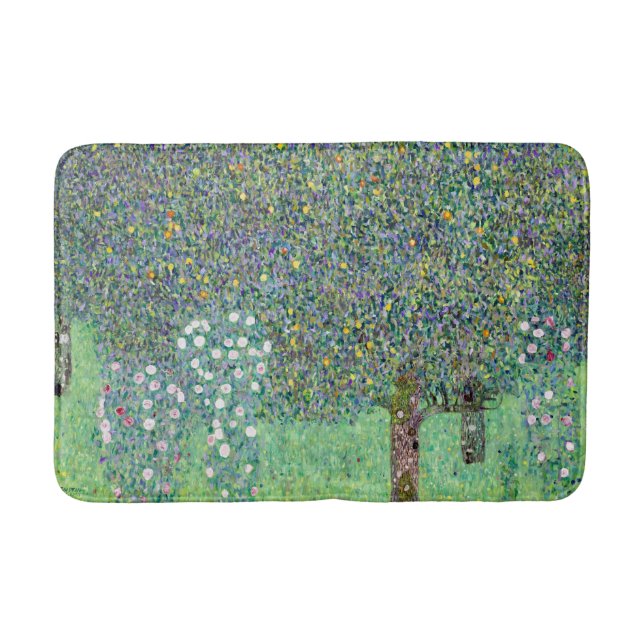 Tapete De Banheiro Esfregões Sob As Árvores, Gustav Klimt (Frente)