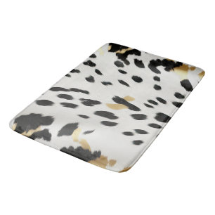 Tapete De Banheiro Espinho Dourado Negro Branco Ocidental