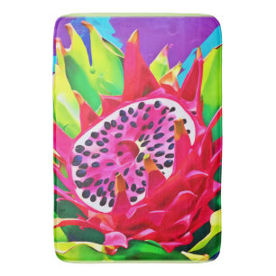 Tapete De Banheiro Esplendor de Fruta Neon Dragon