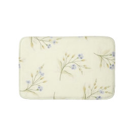 Tapete De Banheiro Esqueça-me das flores.