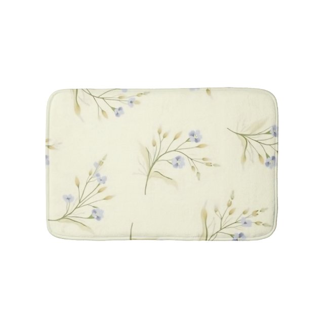 Tapete De Banheiro Esqueça-me das flores. (frente)