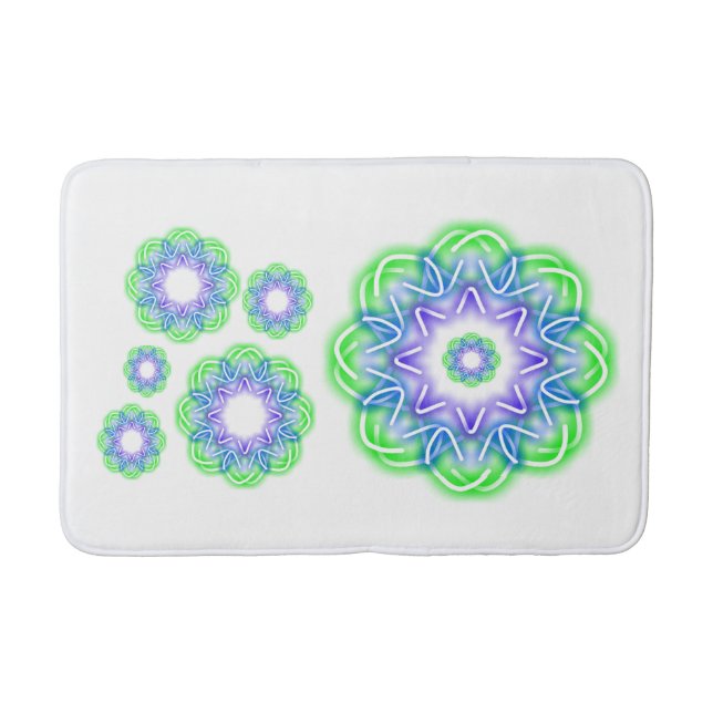 Tapete De Banheiro Estampas Caleidoscópio  (Frente)