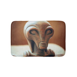 Tapete De Banheiro Estátua da Alienígena antiga
