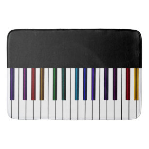 Tapete De Banheiro Esteira de banho da colcha da música do teclado d