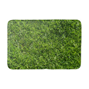 Tapete De Banheiro Esteira de banho da grama verde
