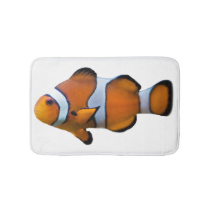 Tapete De Banheiro Esteira de banho de Clownfish (escolha sua cor)