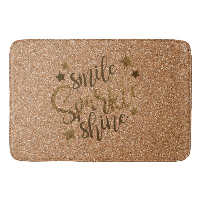 TAPETE DE BANHEIRO ESTEIRA DE BANHO DO BRILHO DO BRILHO DA FAÍSCA DO (Frente)