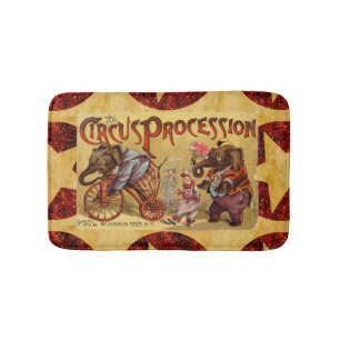 Tapete De Banheiro Esteira de banho do circo