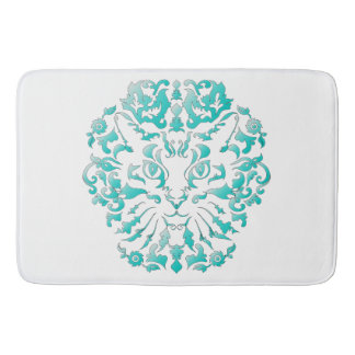 Tapete De Banheiro Esteira de banho do damasco do gato