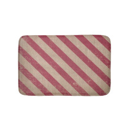 Tapete De Banheiro esteira de banho vermelha do Natal do bastão de