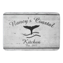 Esteira litoral da cozinha do monograma da casa da