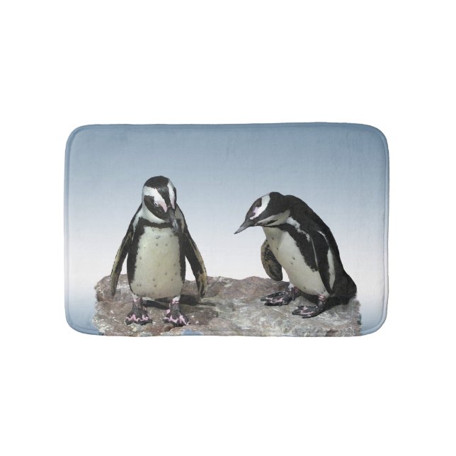 Tapete De Banheiro Esteiras de banho dos pinguins (frente)