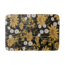 Tapete De Banheiro Estética floral