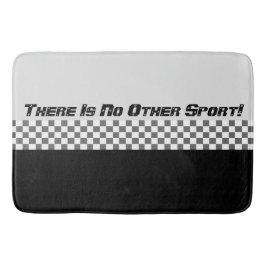 Tapete De Banheiro Estilo de Esporte Negro E Branco