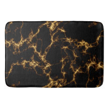 Estilo de mármore elegante3 - Dourado preto