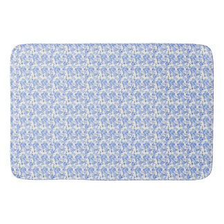Tapete De Banheiro Estilo de Toile Francês Azul e Branco