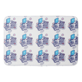 Tapete De Banheiro estudante preguiçoso giro - talvez amanhã eu estud