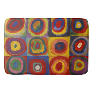 Tapete De Banheiro Estudo de Cores de Kandinsky Quadrados Coloridos