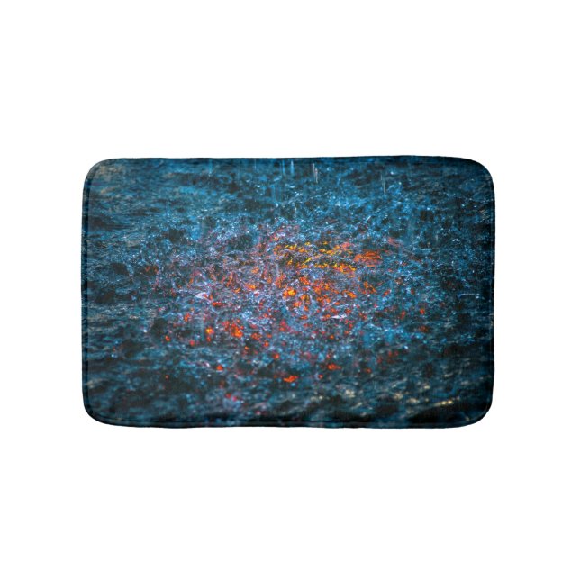 Tapete De Banheiro Estudo Em Aquarela - Laranja (frente)