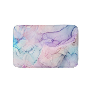 Tapete De Banheiro Etéreo Tênue Aquarela Pastel Tinta Fantasia Glamou