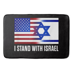Tapete De Banheiro Eu Apoio Israel Patriótico
