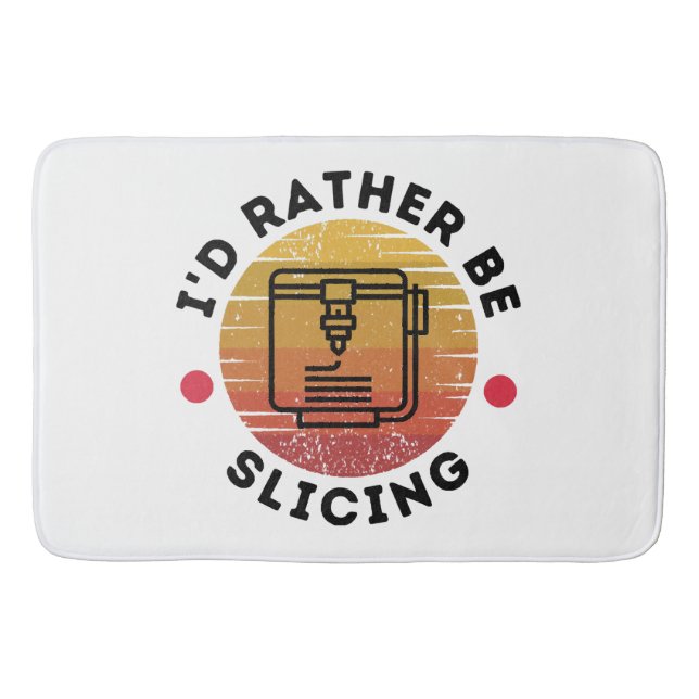 Tapete De Banheiro Eu Preferencialmente Cortando (Frente)