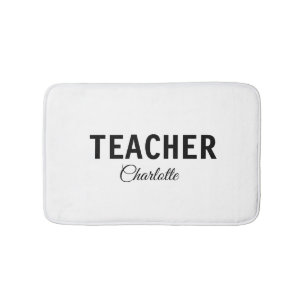 Tapete De Banheiro Eu sou professor escola Faculdadeadicione seu nome