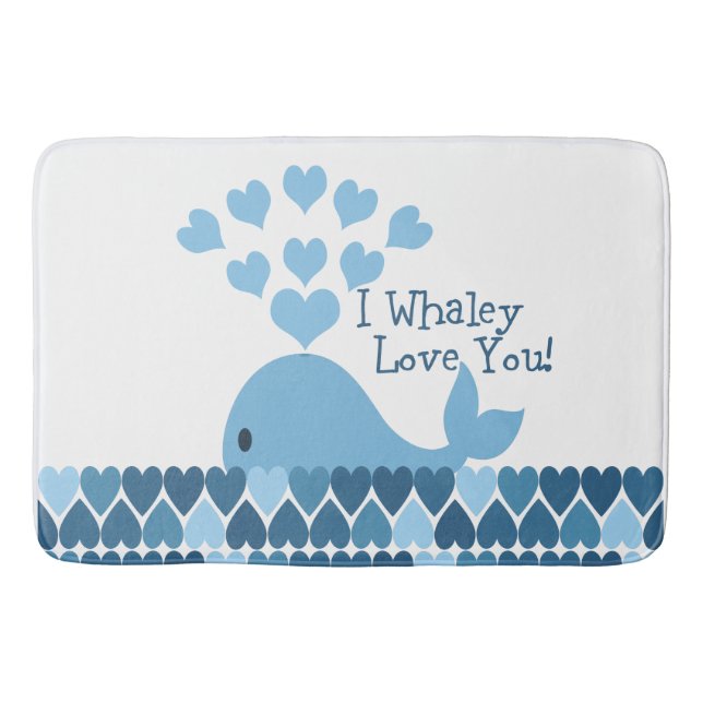 Tapete De Banheiro Eu te amo (Frente)