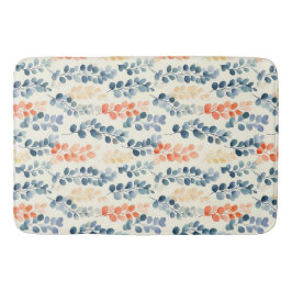 Tapete De Banheiro Eucalipto Botânico Multicolorido