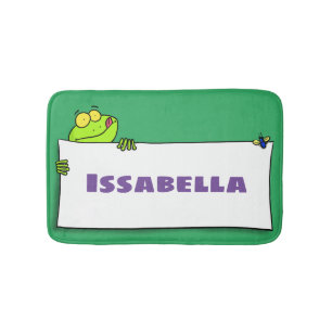 Tapete De Banheiro Exemplo de desenho animado de sinal verde de sapo