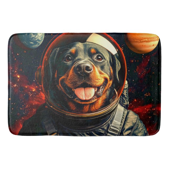 Tapete De Banheiro Explorações do Rottweiler (Frente)