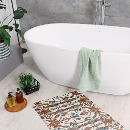 Tapete De Banheiro Fabulosa queda e azul