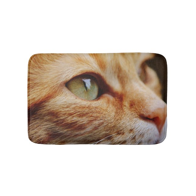 Tapete De Banheiro Face determinada de um gengibre (frente)